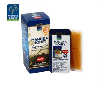 Manuka Health 蜜纽康 MGO100＋麦卢卡蜂蜜 5克x15条/盒 便携装（等于UMF6+）【保质期：2023.10】